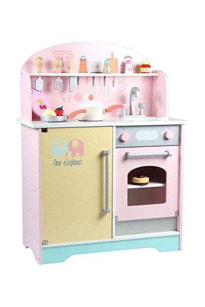 Baby Star مجموعة ألعاب مطبخ بسمت الخشبية للأطفال، موديل 32-2010