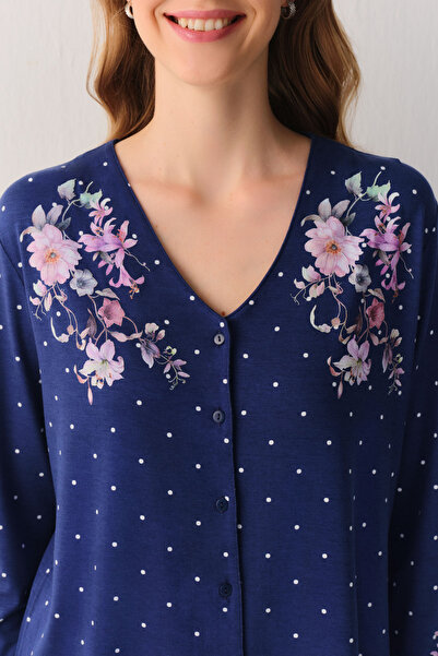 SUWEN Jane Gömlek Yaka Pijama Takımı