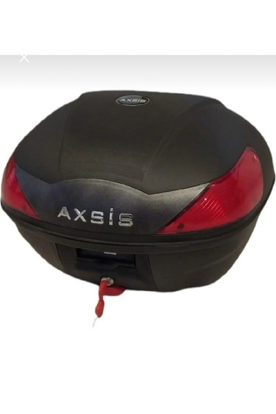 Axsıs 39 Litre Motosiklet Arka Çanta Kırmızı Cam