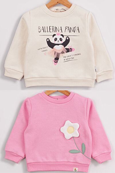 Harika KIDS Βασική φούτερ για κορίτσια 2 συσκευασιών