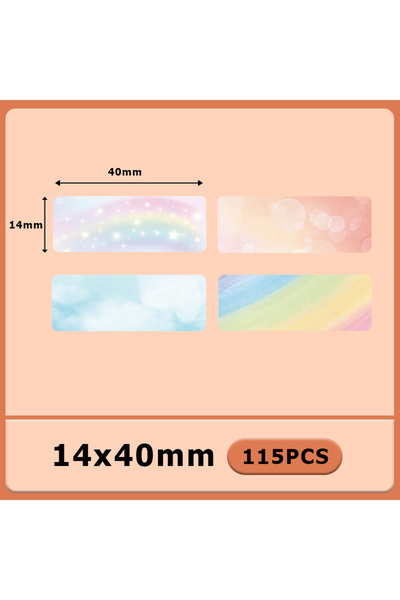 Choice5 نمط 14×40، لفة واحدة، ملصق حراري P12 P15، شريط لاصق 12 مم × 40 مم، مت...