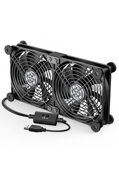 Cooler Force ELUTENG 120 mm 5V 2 in 1 USB Fan with 3 Adjustable Speeds