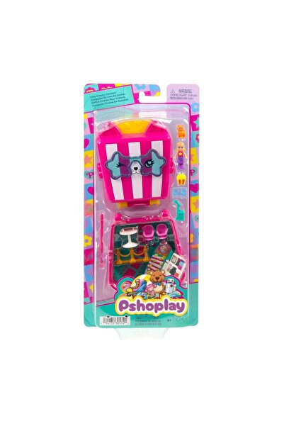 Pshoplay Kitten Cinema Mini Play Set – Baby & Kitten Figure + 8 Accessories |   Portable Game World