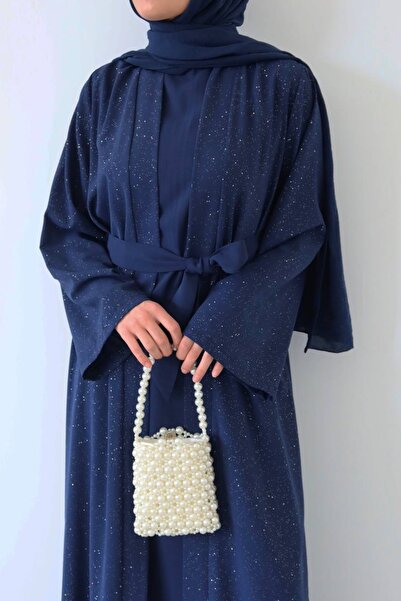 ravze butik simli lacivert Abaya
