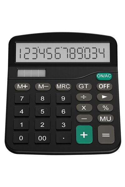 Heleni Helect H1001 - Desktop calculator, solar energy, black