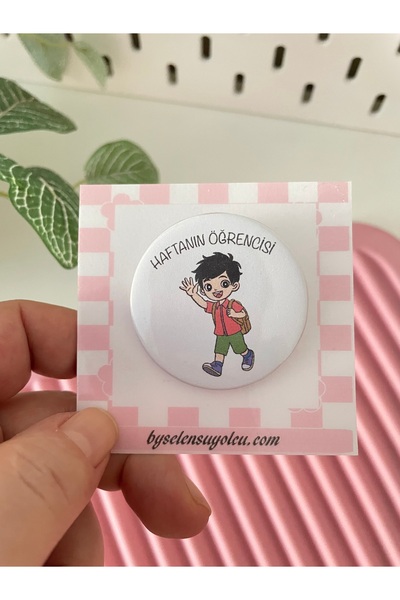 By Selen Suyolcu Okul Öğrenci Pin & Rozet & Broş