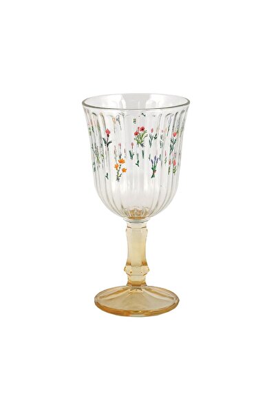 Danube Home Rakle 4-Piece Wine Glass Set – 240ml Painted Stemmed Glasses for Wine, Parties & Gifting