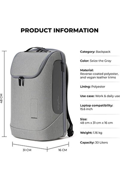 MOKOBARA حقيبة ظهر ترانزيت للجنسين والبالغين