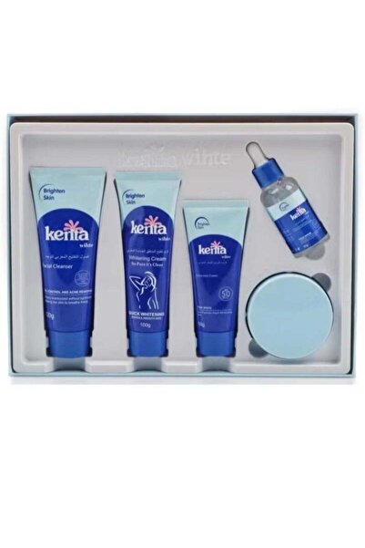 Kenta مجموعة تفتيح وتبييض الوجه - 5 قطع