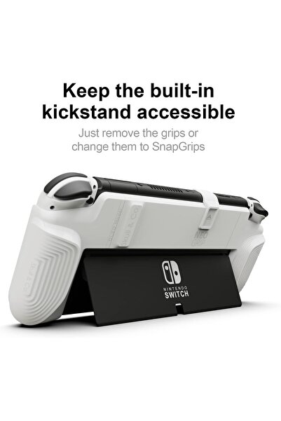 Skull & Co. NeoGrip for Nintendo Switch OLED & Regular Model - OLED White