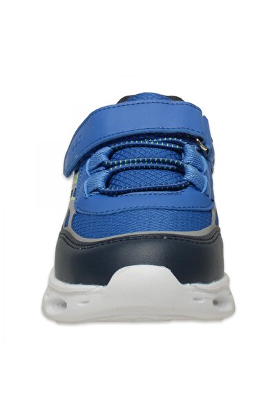 Vicco 346.B25K.263 Most Bebe Lighted Phylon Blue Girls' Sports Shoes