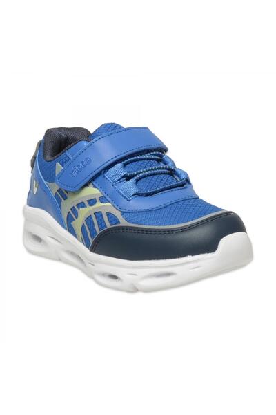 Vicco 346.B25K.263 Most Bebe Lighted Phylon Blue Girls' Sports Shoes