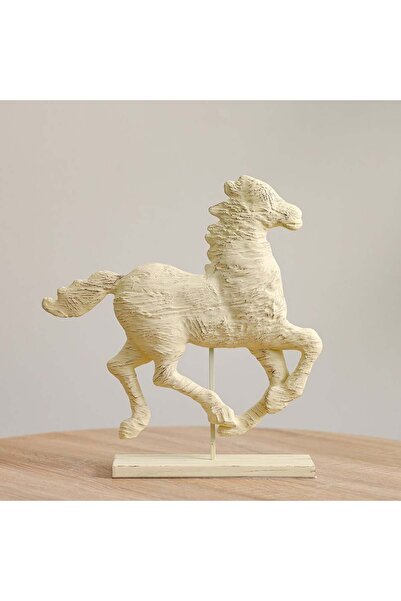 Danube Home Venice Polyresin Galloping Horse – Elegant Decorative Sculpture for Home & Office 35.6x7.6x36.8 cm