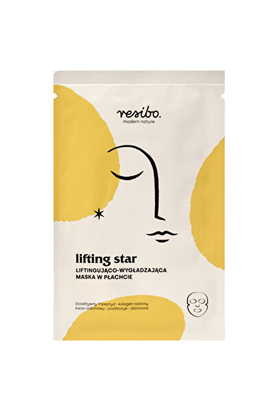 RESIBO - Mască textilă LIFTING STAR pentru lifting și netezire 1 buc.