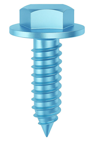 OEM Surub autofiletant cap hex si flansa DIN 6928C 6.3x25 otel zincat - cutie...