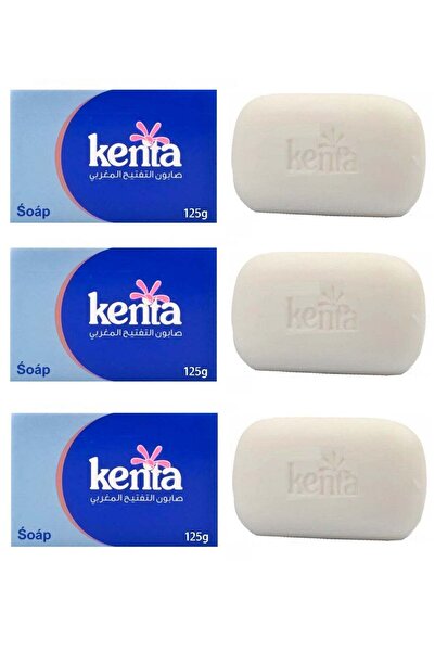 Kenta مجموعة من 3 قطع صابون مغربي لتبييض البشرة - 125 جرام × 3