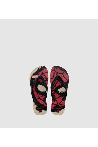Havaianas BEIGE KID'S HAV. TOP MARVEL LOGOMANIA FLIP FLOPS