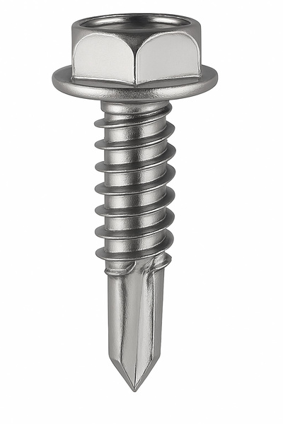 OEM Surub autoforant cap hexagonal DIN 7504K 6.3x22 inox A2 - cutie 200 buc