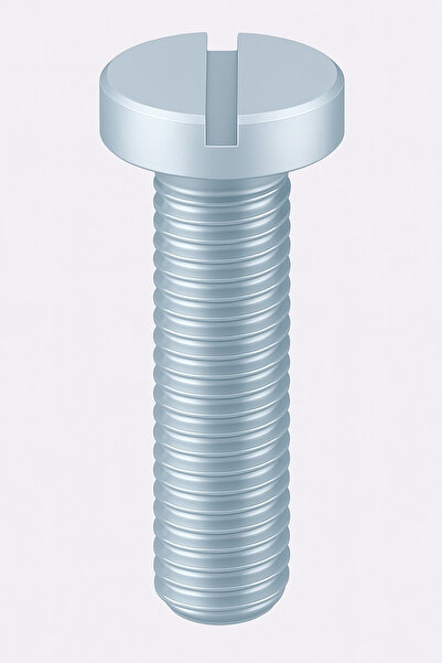 OEM Surub cap cilindric crestat DIN 84 4.8 M6x50 otel zincat - cutie 200 buc