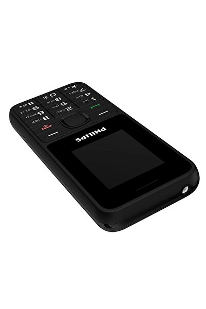 Philips Xenium E2125 1.77'' Çift Sim Kartlı Kamerasız Tuşlu Siyah EL Fenerli Asker Telefonu