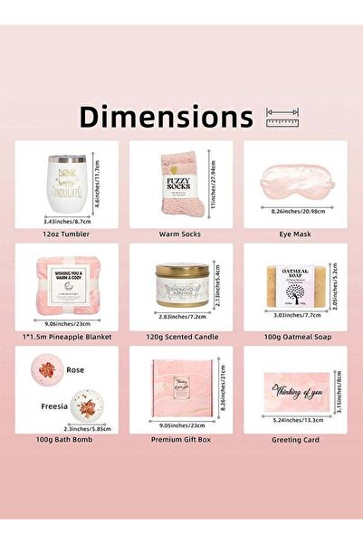 Yelajoy Birthday Gifts for Women,Elaxing Spa Gift Basket Set,Unique Gift Ideas for Women,for Mom Friend