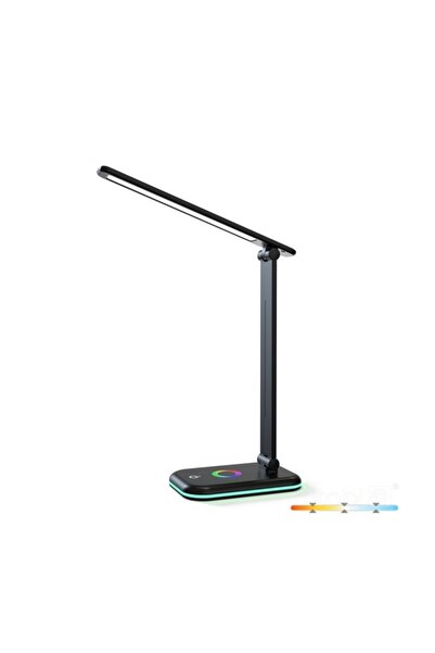 Kobi LED desk lamp NOBLITE RGB, 7W, warm/neutral/cold light, dimmable, black,