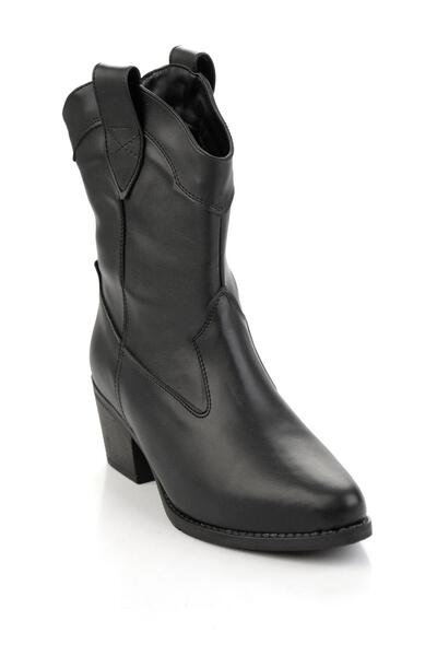 Bambi Siyah Kadın Bot & Bootie K02586999909