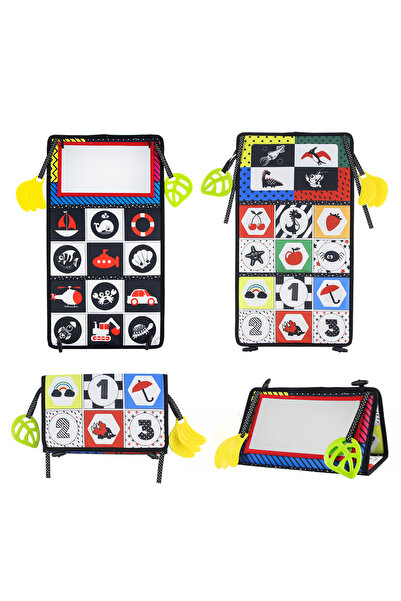 choice2 A Number Cognition Baby Cloth Book with Distorting Mirror Soft Cartoo...
