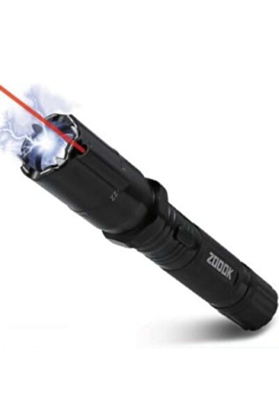 NO BRAND Lanterna cu laser si soc electric, Negru