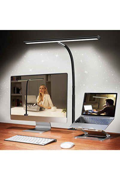 Elindor ® Πολύ ευρύς λαμπτήρας LED γραφείου, ρυθμιζόμενος, θερμοκρασία φωτός ...