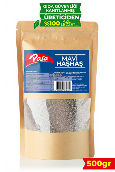 Paşa Kuruyemiş Mavi Haşhaş 500 Gr