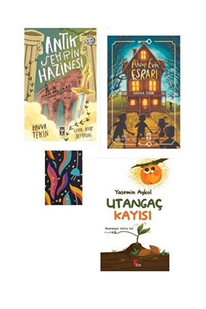 Genç Timaş Set - Antik Şehrin Hazinesi - Ahşap Evin Esrarı - Utangaç Kayısı -...