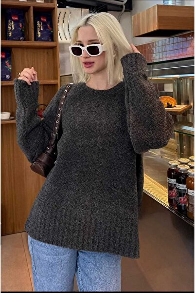 OWERALL Women's Crew Neck Oversize Sweater