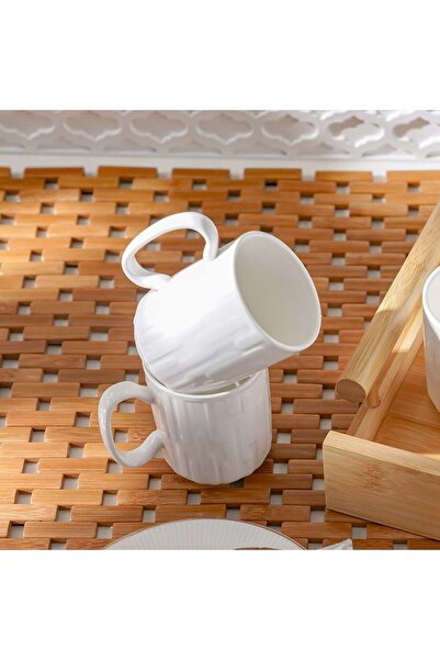 Danube Home Princess 8-Piece Porcelain Tea Set – Cups, Saucers & Teapot for Elegant Home Entertaining