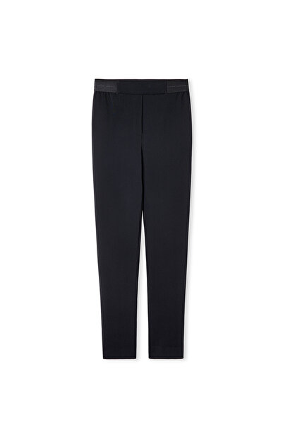 İpekyol Skinny Fit Trousers with Shiny Stripes