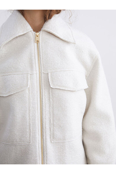 LC Waikiki Timeless Store: Timeless Recommendations |   Shirt Collar Women's Cashmere Jacket