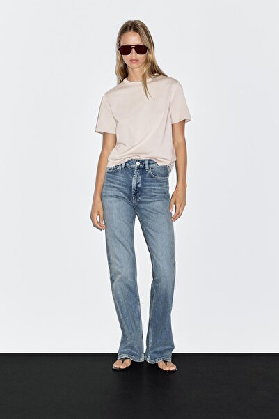 Massimo Dutti Pamuklu kısa kollu t-shirt