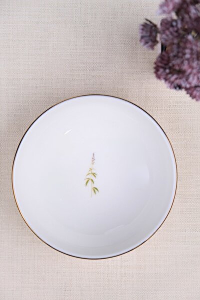 tabakevi Tabak Evi Porcelain Natura Cluster Gold Gilded Bowl 13.50cm Single