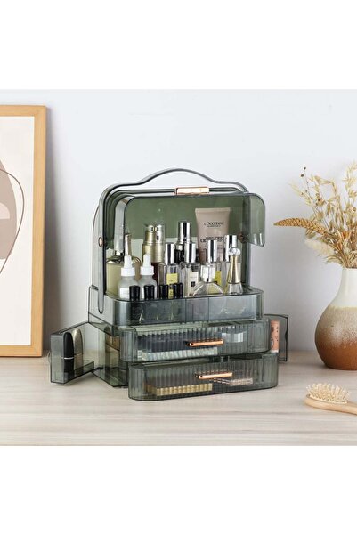 Danube Home Macaw Dresser Drawer – Durable Modern Storage Chest with Multiple Drawers, Clear Finish