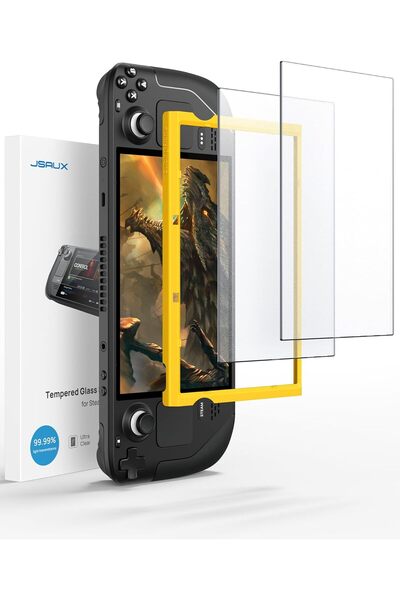 jsaux 2-Pack Steam Deck Screen Protector, Anti Glare Protector