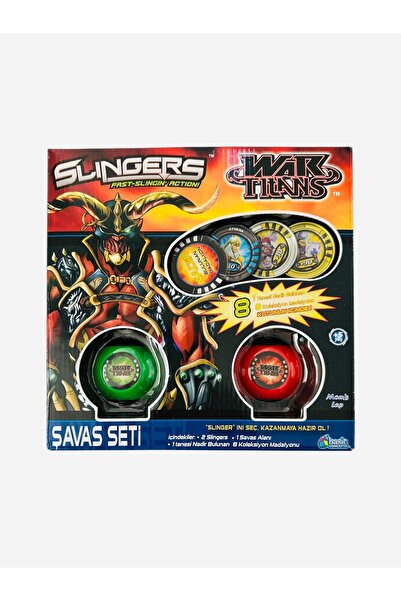 Ceren Slingers 2' Li Büyük Kutu Madalyon Taso Oyun Seti 7088