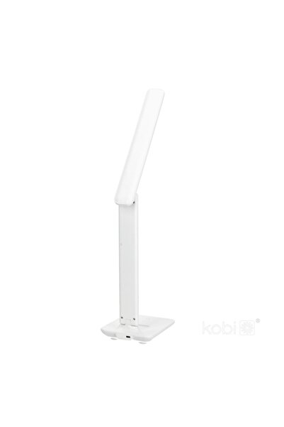 Kobi LED desk lamp NOBLITE N, 7W, warm/neutral/cold light, phone holder, dimmable, white,