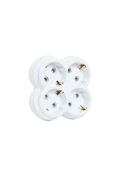 timsal 4'lü Beyaz Priz