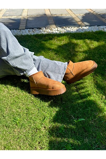 Saltopik Μίνι μπότες με χοντρή σόλα με επένδυση από γούνα από καστόρι