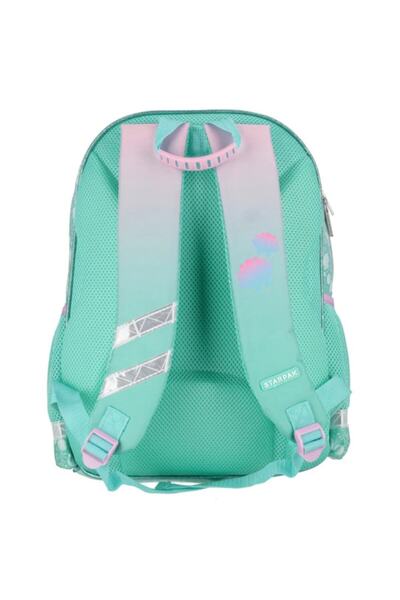 OEM School or Kindergarten Backpack for Girls, Shell Model, Pastel Colors, 40x29x20 cm, 23L