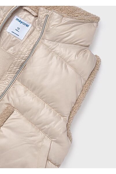 MAYORAL 7322-66 Girl's Beige Vest