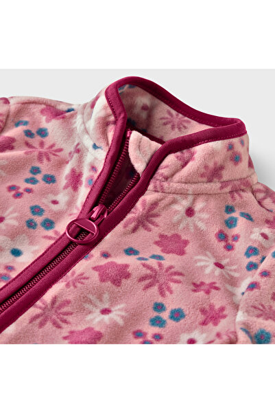 Tchibo Children's Fleece Jacket, Floral, Fully Printed
