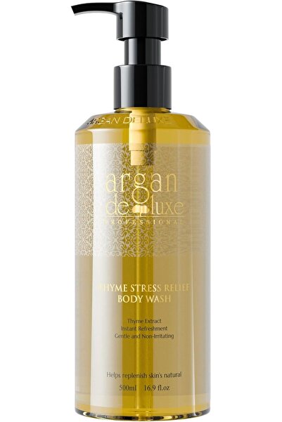 argan de luxe غسول أرغان ديلوكس الاحترافي لتخفيف التوتر | الزعتر، ٥٠٠ مل