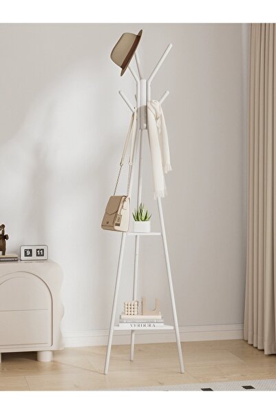 Un Modern design white coat rack and hanger