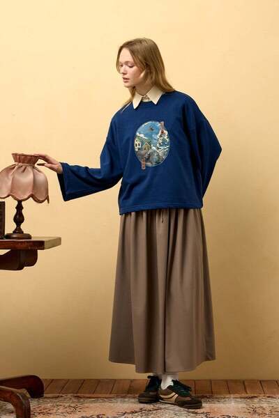 Ceylan Otantik Indigo Printed 3-Strand Body